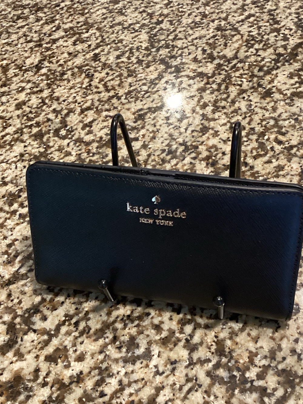 kate spade Pink and Black Bow Crossbody Bag with wallet and Dust Bag - Picture 7 of 9
